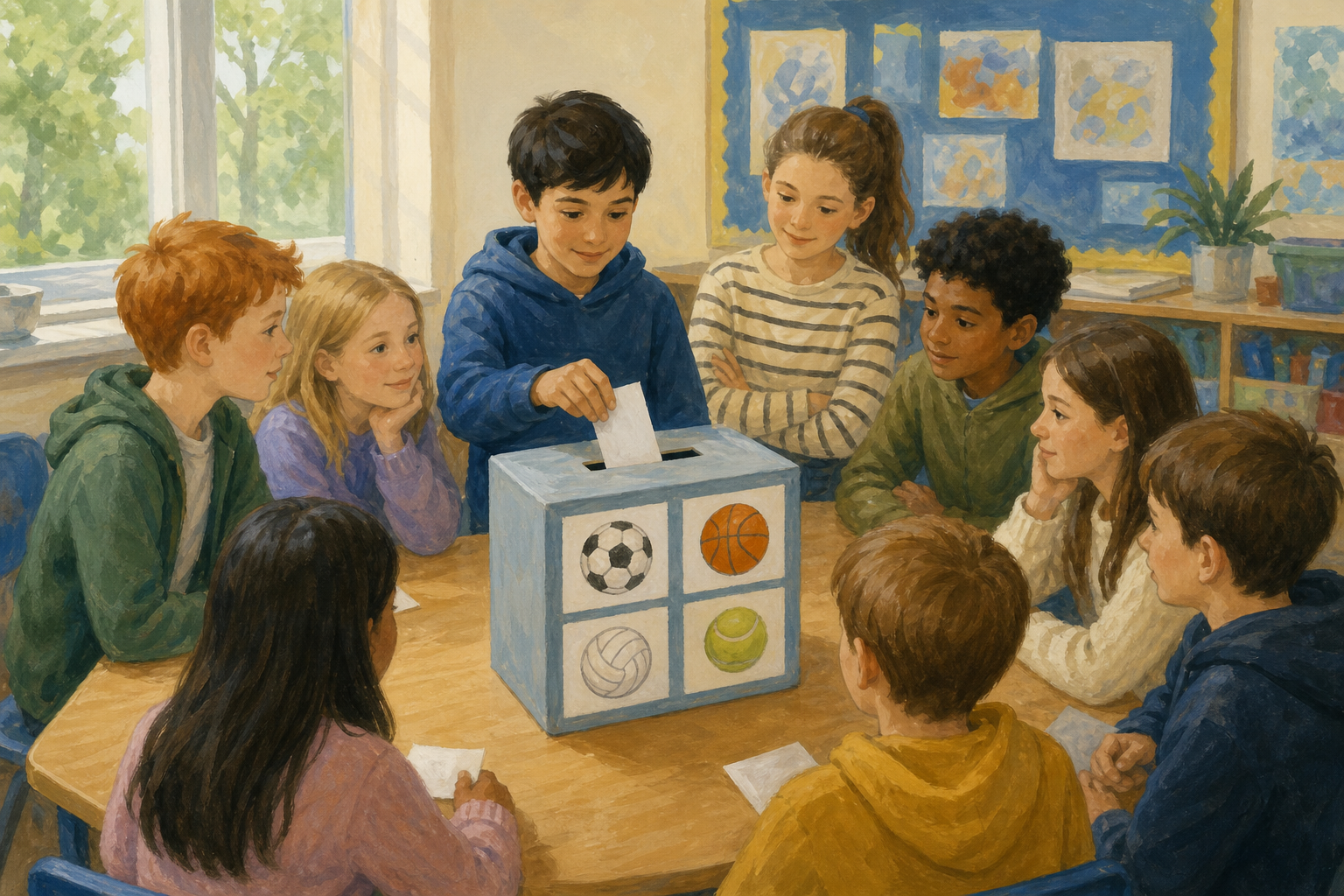 Illustration for Which sport wins the class vote?