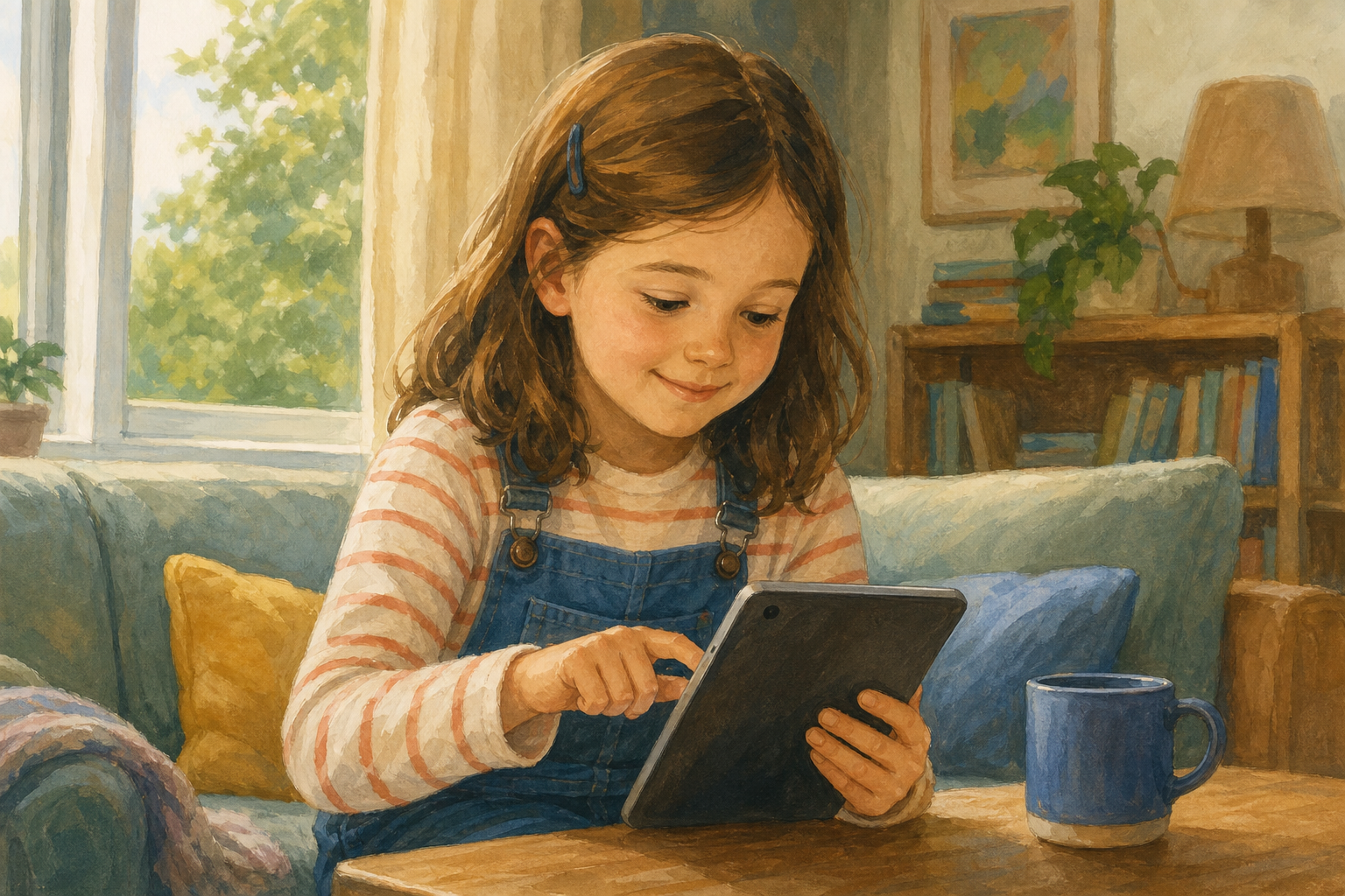 Illustration for Touch and name