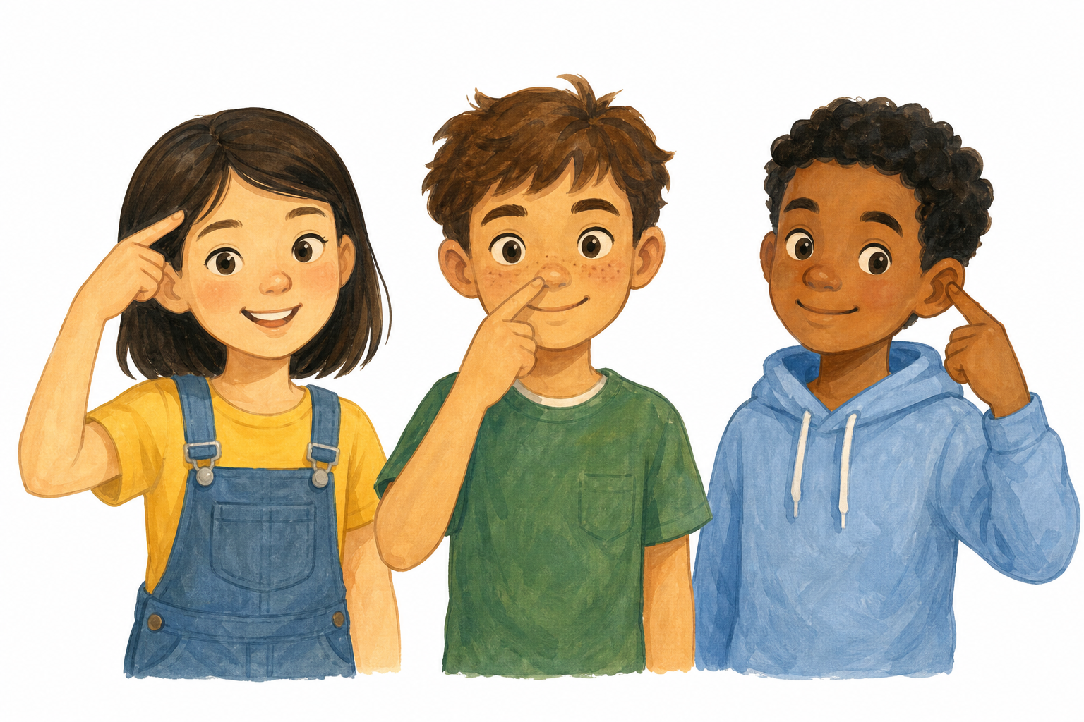 Illustration for Touch and name