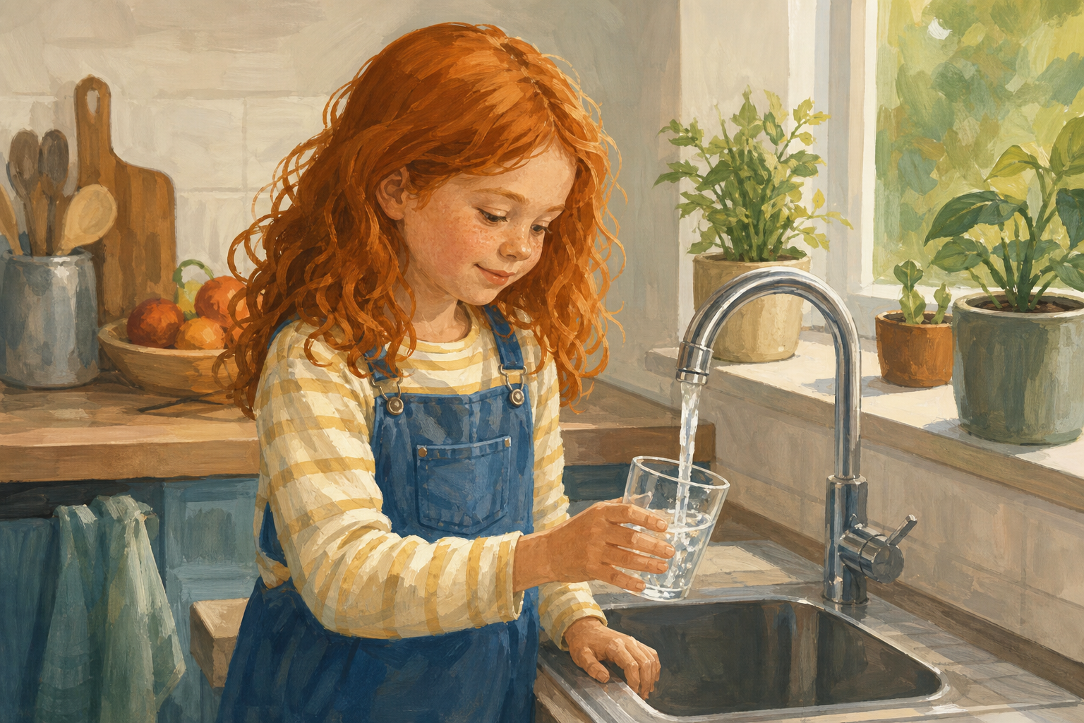Illustration for Water, air and underground