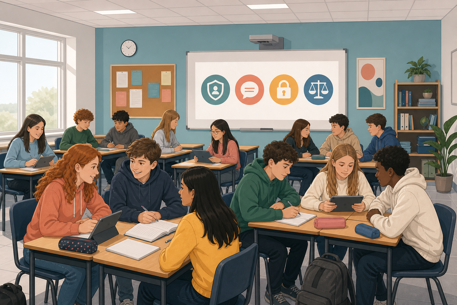 Illustration for Examine and discuss