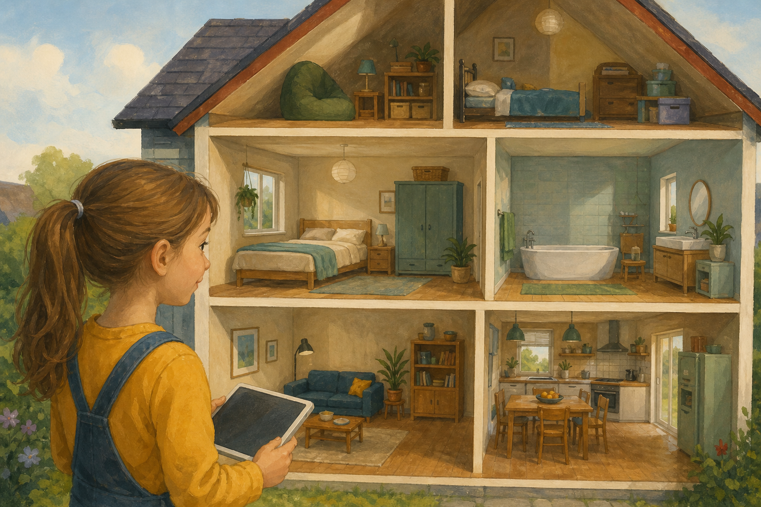 Illustration for How many rooms?
