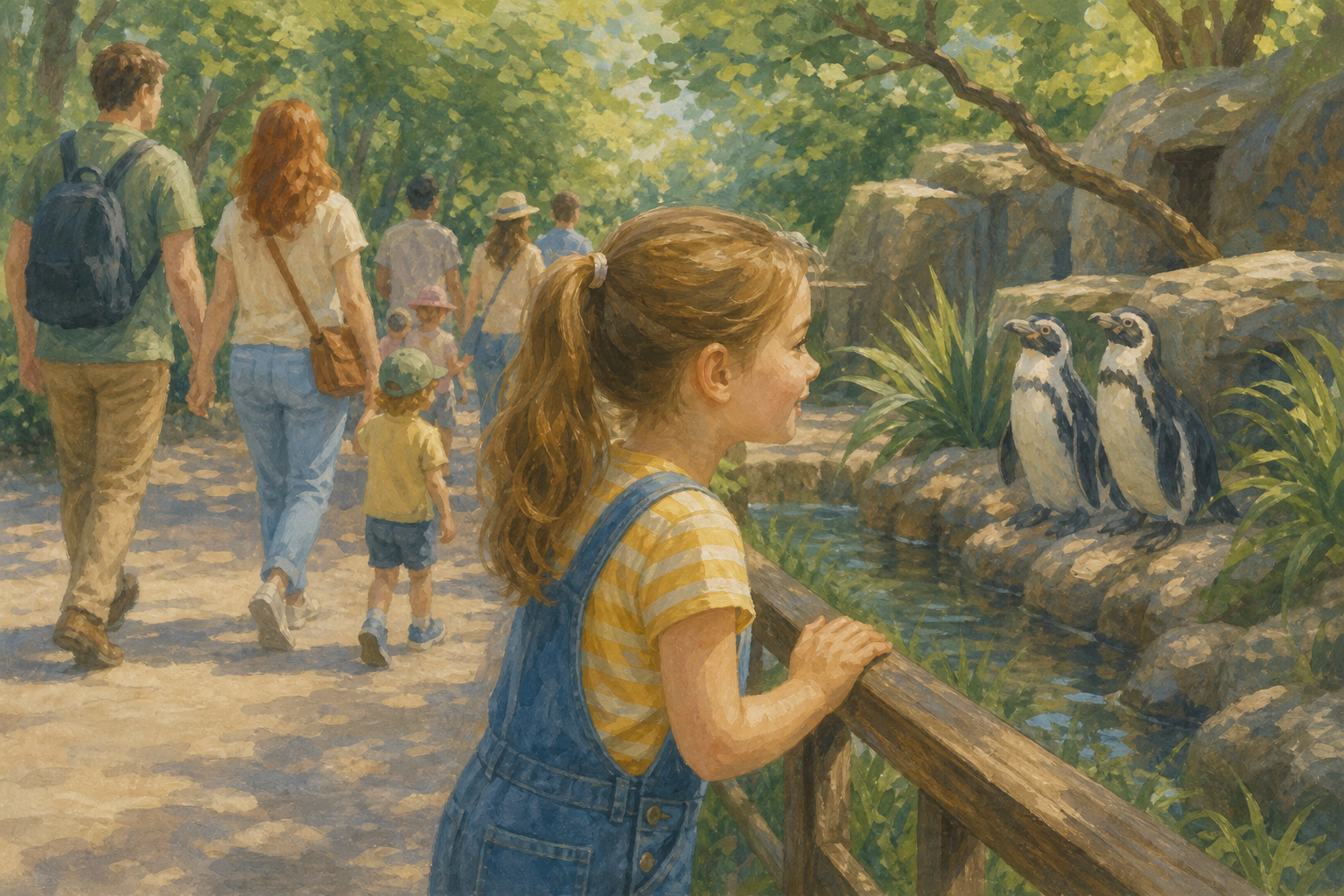 Illustration for Off to the animal park