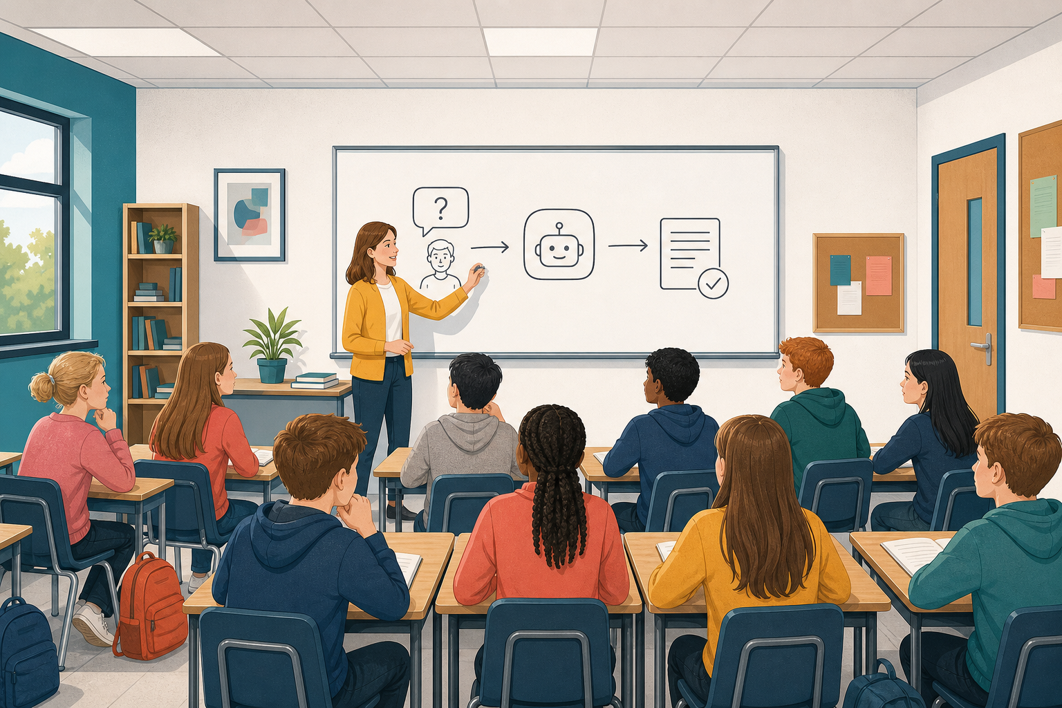 Illustration for Examine and discuss