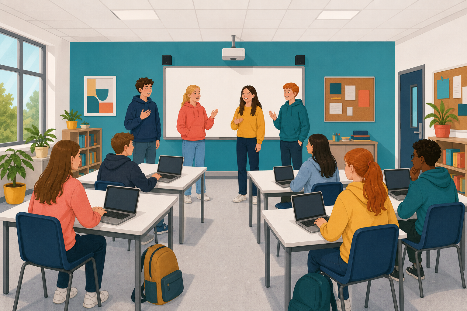 Illustration for Examine and discuss