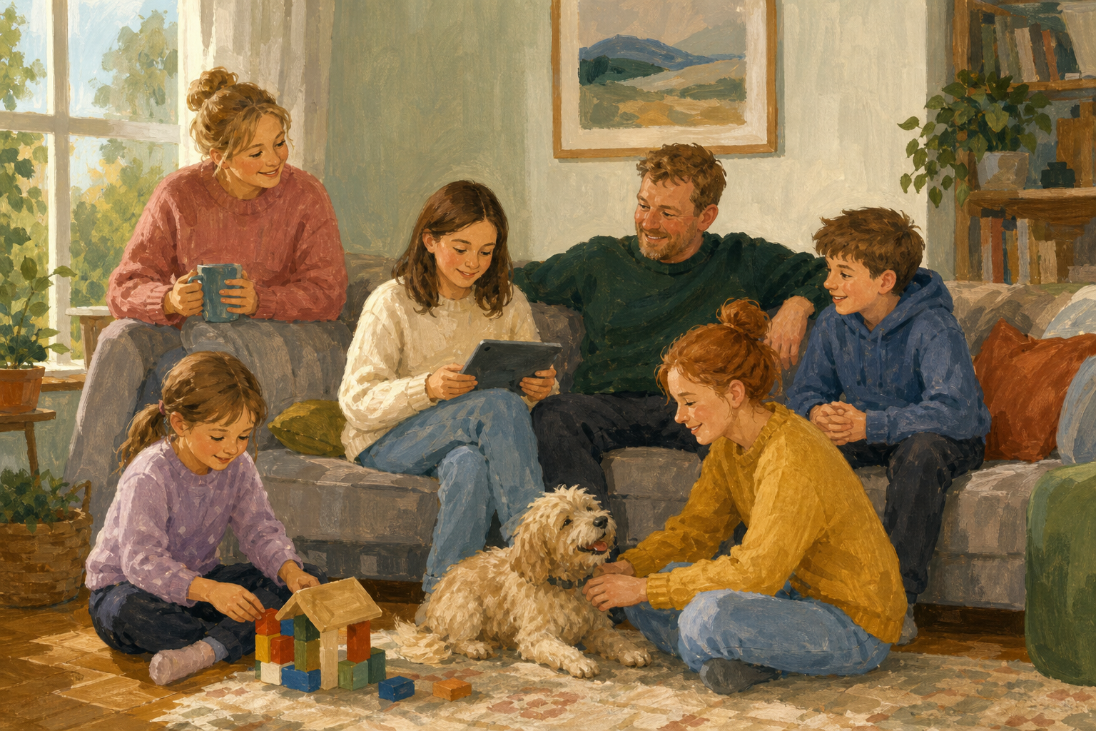 Illustration for How many in your house?