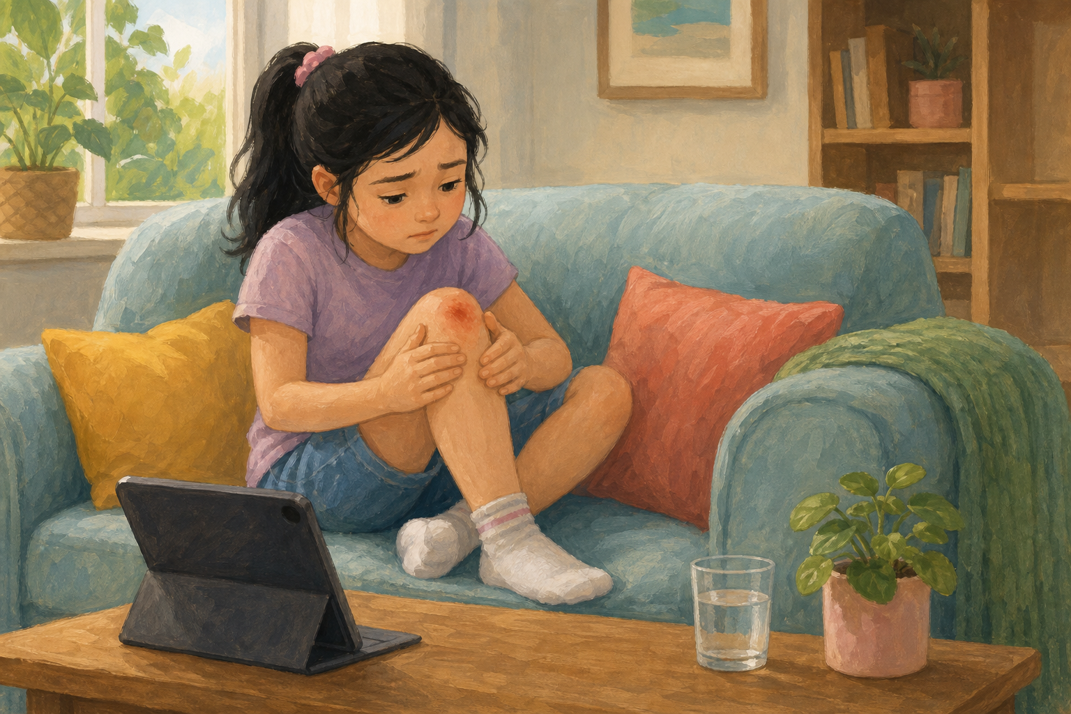 Illustration for When something hurts