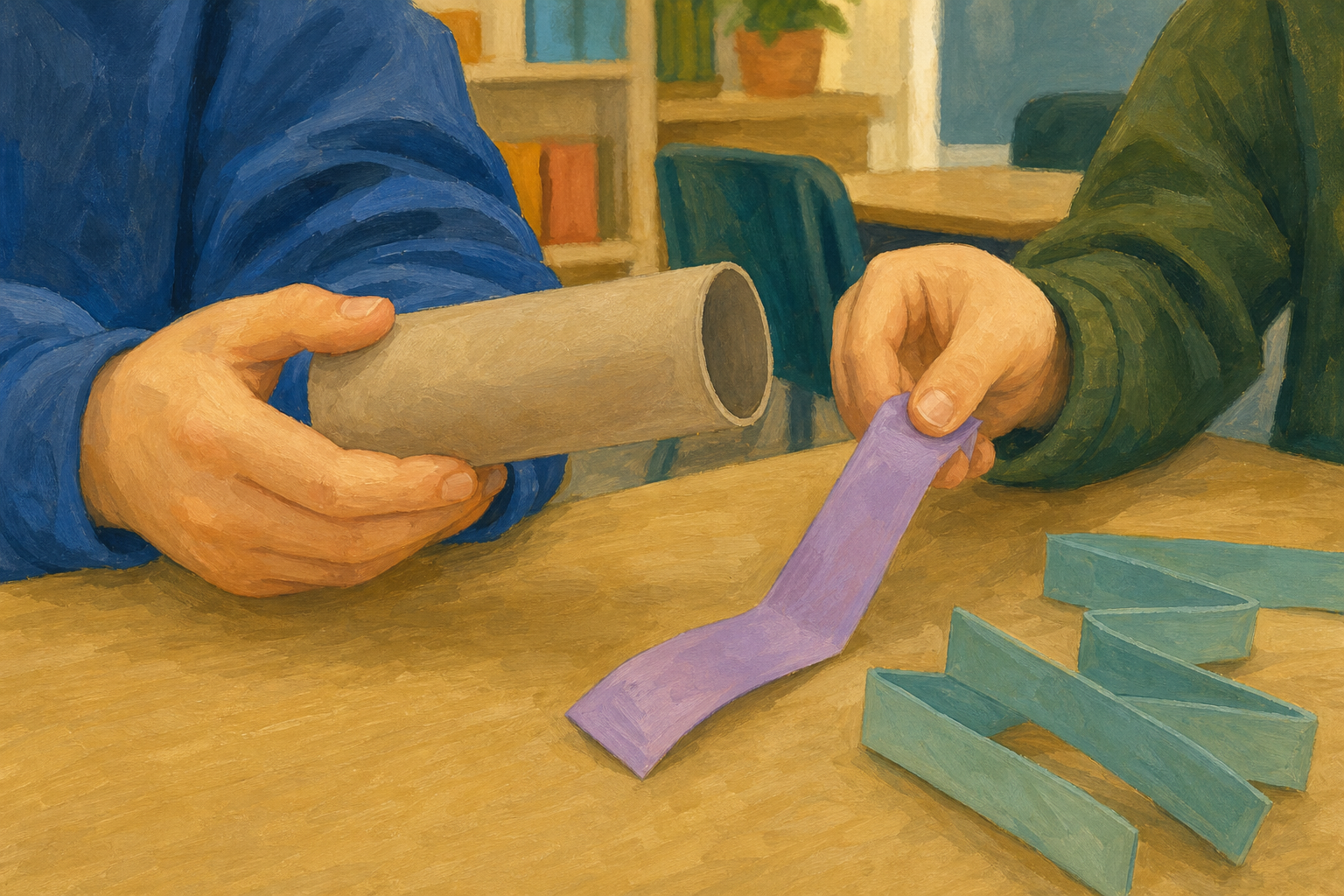 Illustration for Stiffen the strip three ways