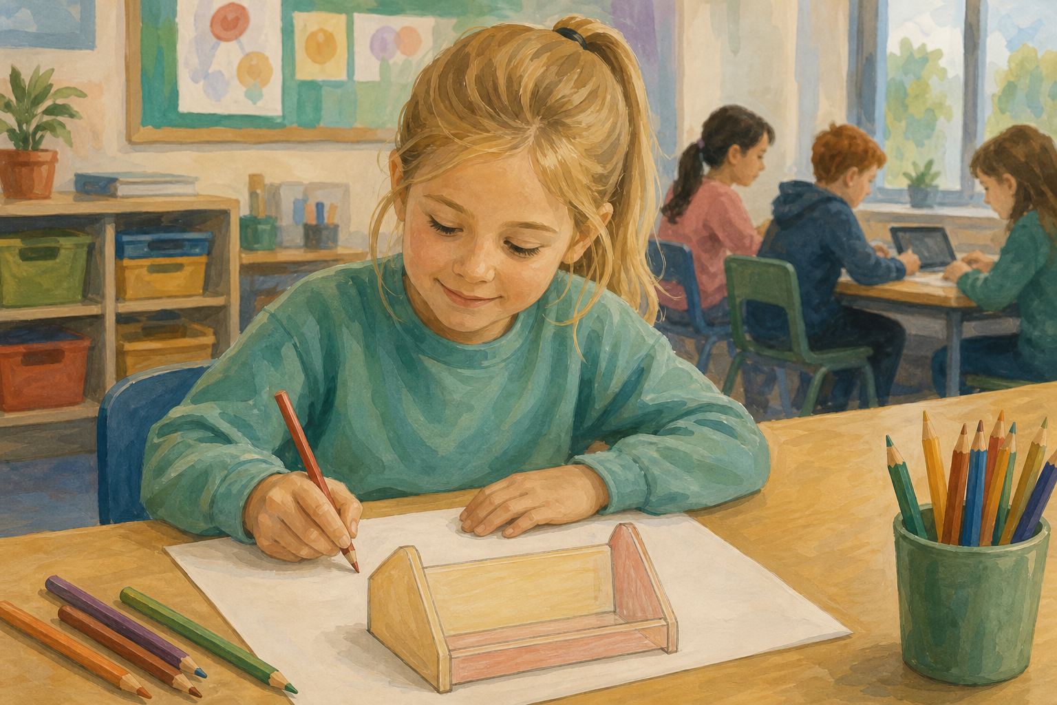Illustration for What makers draw first