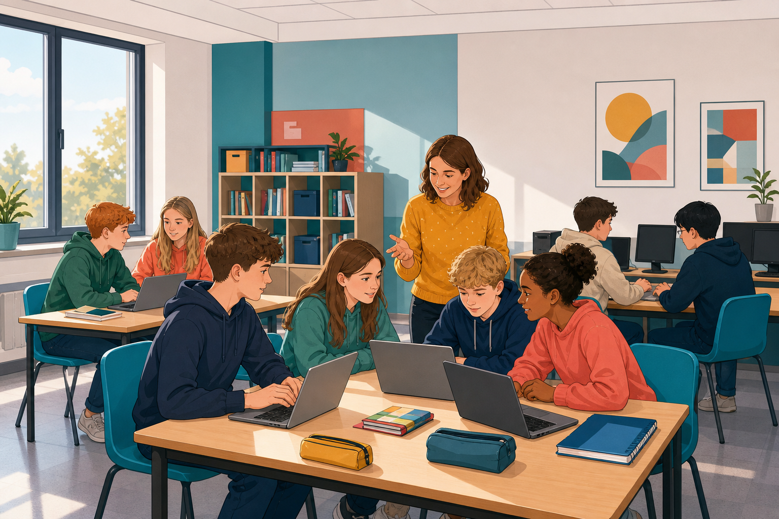 Illustration for Examine and discuss