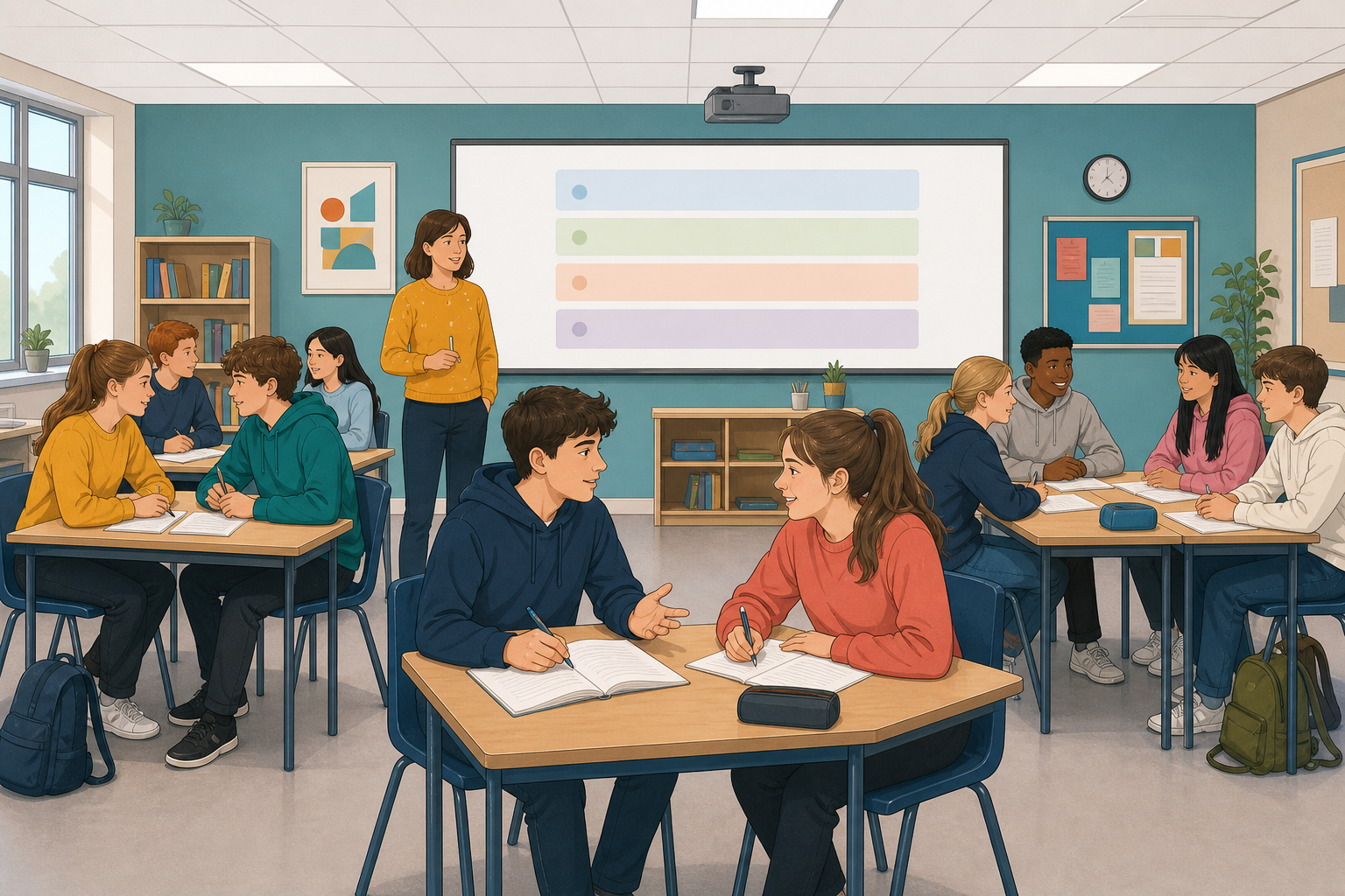 Illustration for Examine and discuss