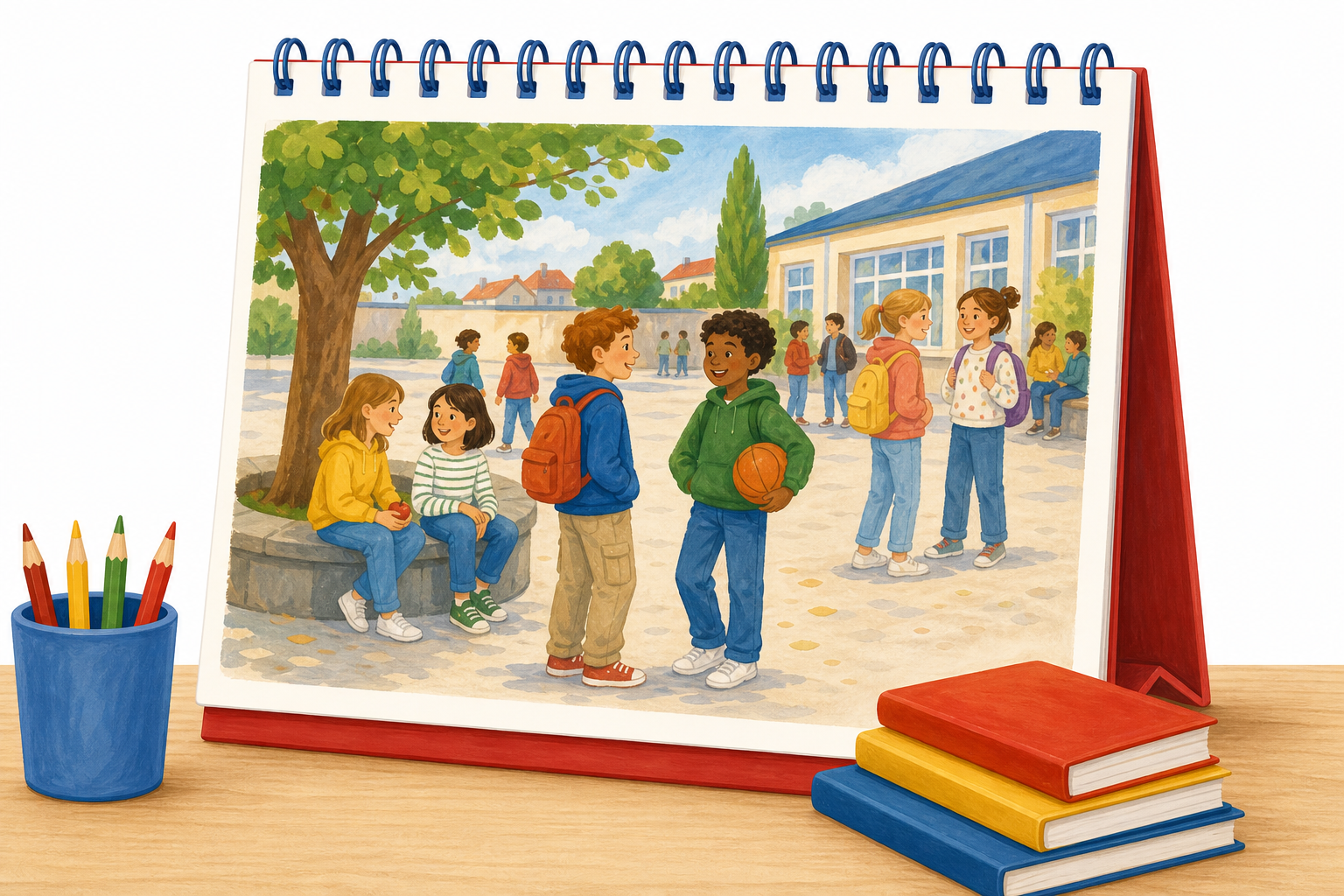 Illustration for What day is it?