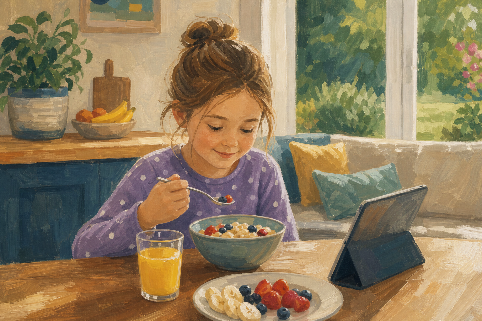 Illustration for Breakfast check