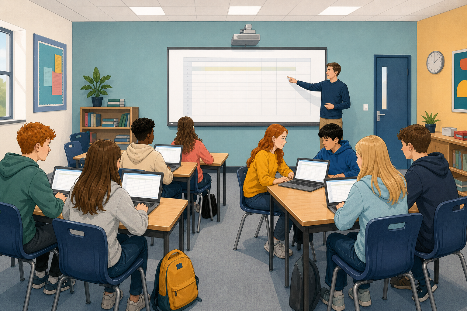 Illustration for Examine and discuss