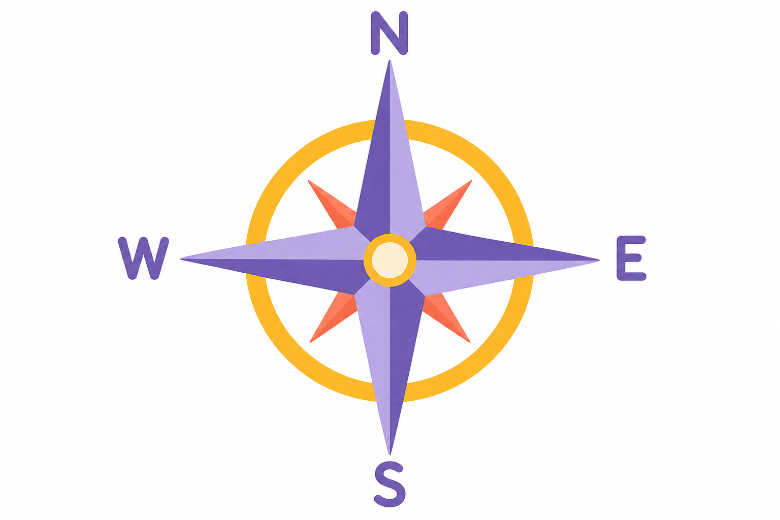 Illustration for Draw Your Compass Rose