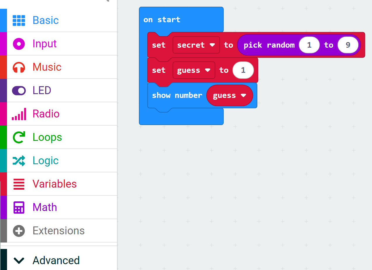 jc_microbit_number_guessing s2 blocks