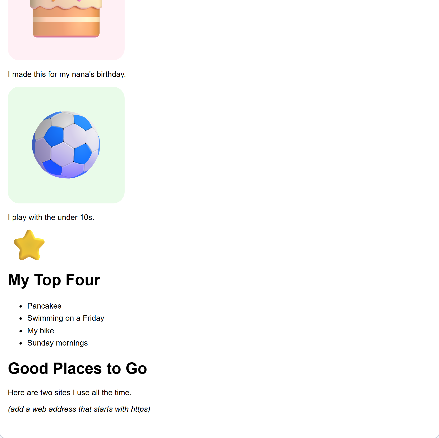 the words are there, but the link does not go anywhere yet