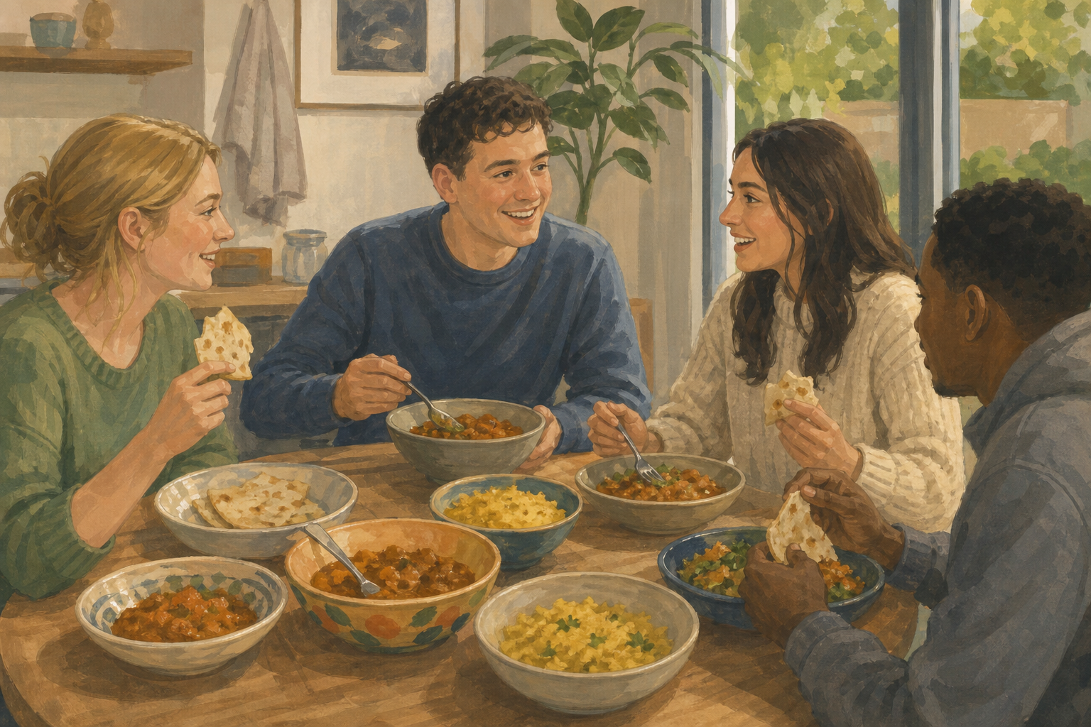 Illustration for Food names that are not English