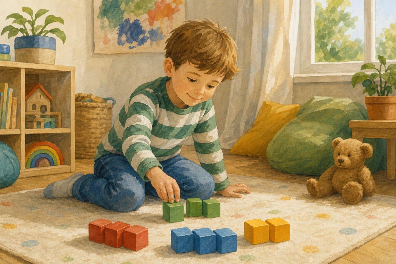 Illustration for Sort the threes