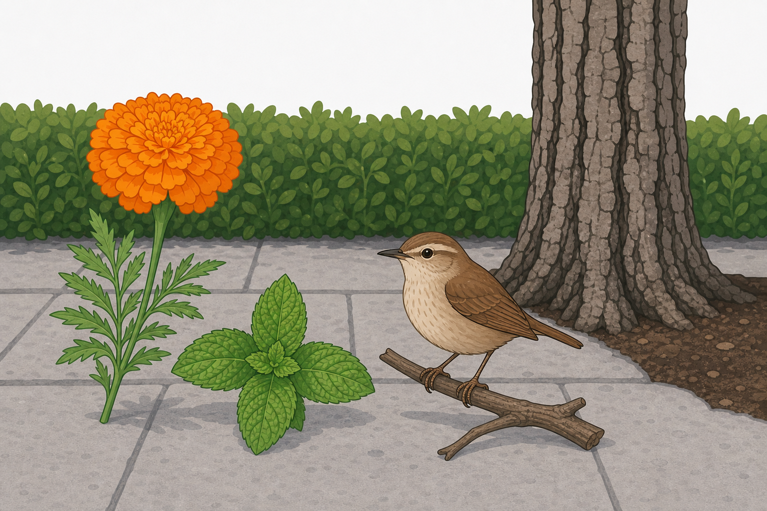 The four kinds of garden things the senses hunt looks for