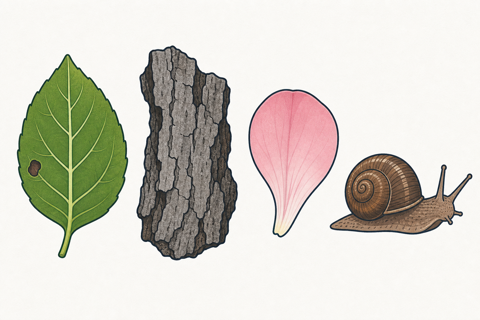 The kinds of finds children should look for outdoors