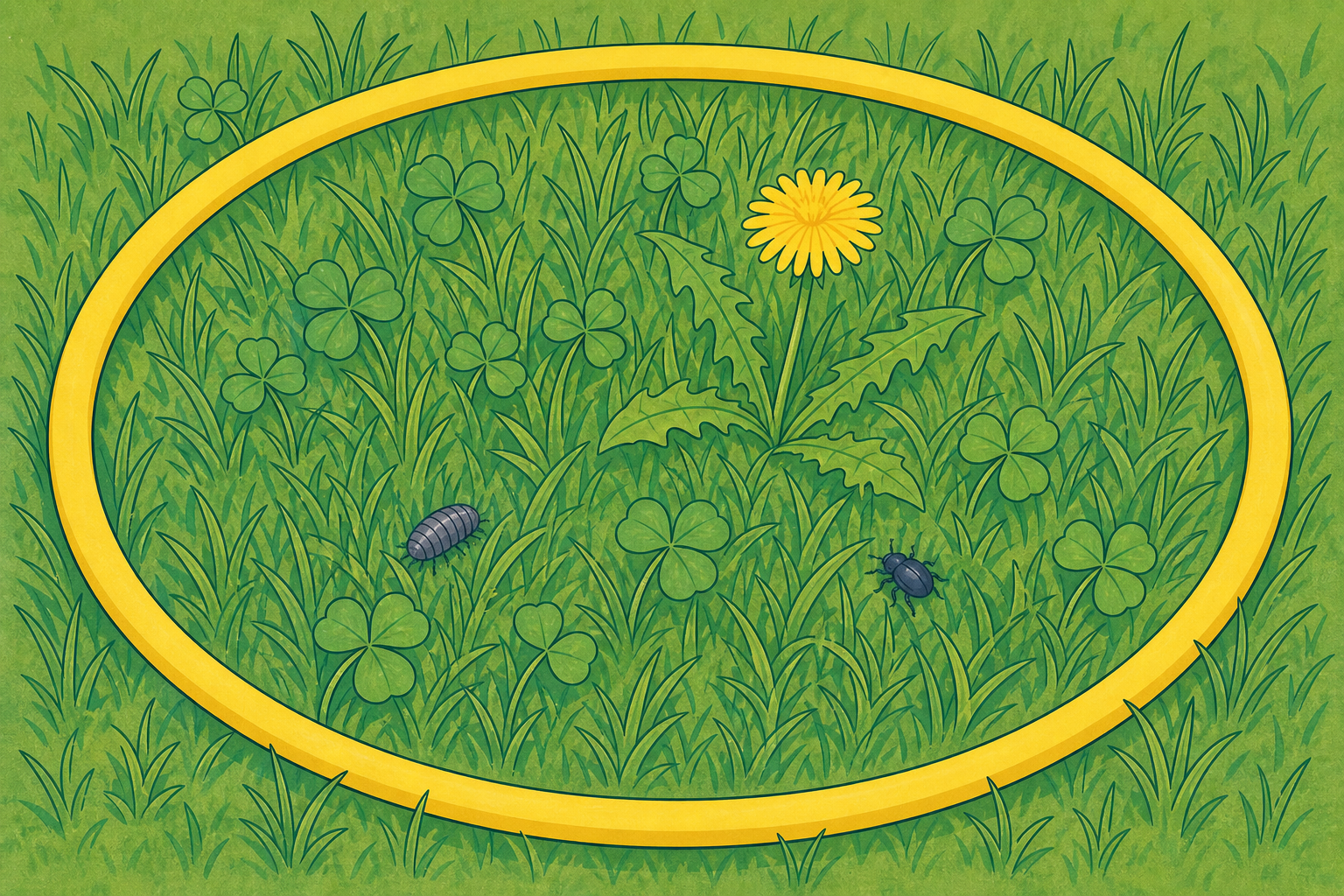 The counting hoop on the ground: the tool for checking if the action helped