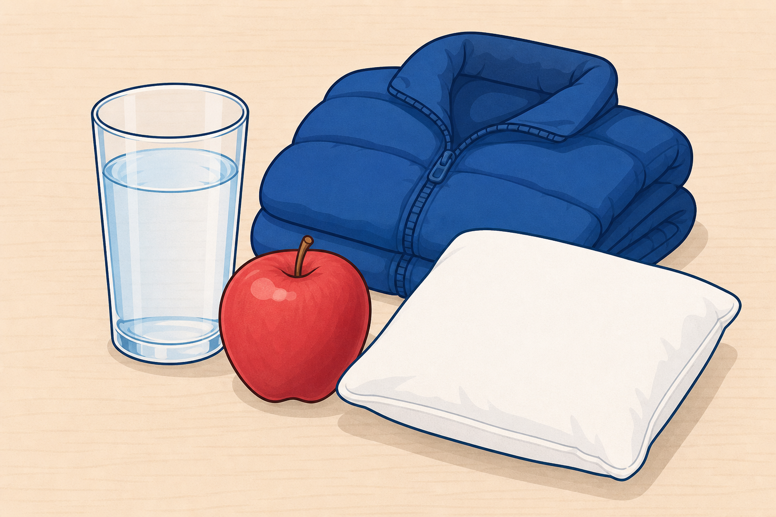 Real morning needs shown plainly, close, to open the lesson
