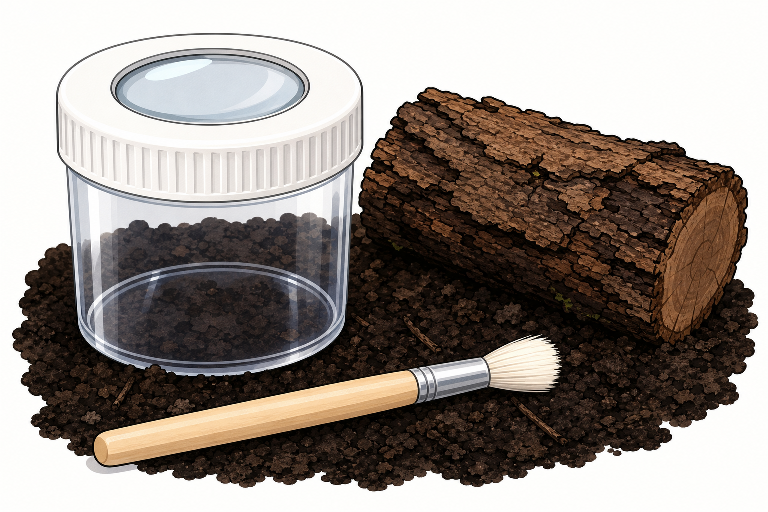 The collecting apparatus children will use outdoors