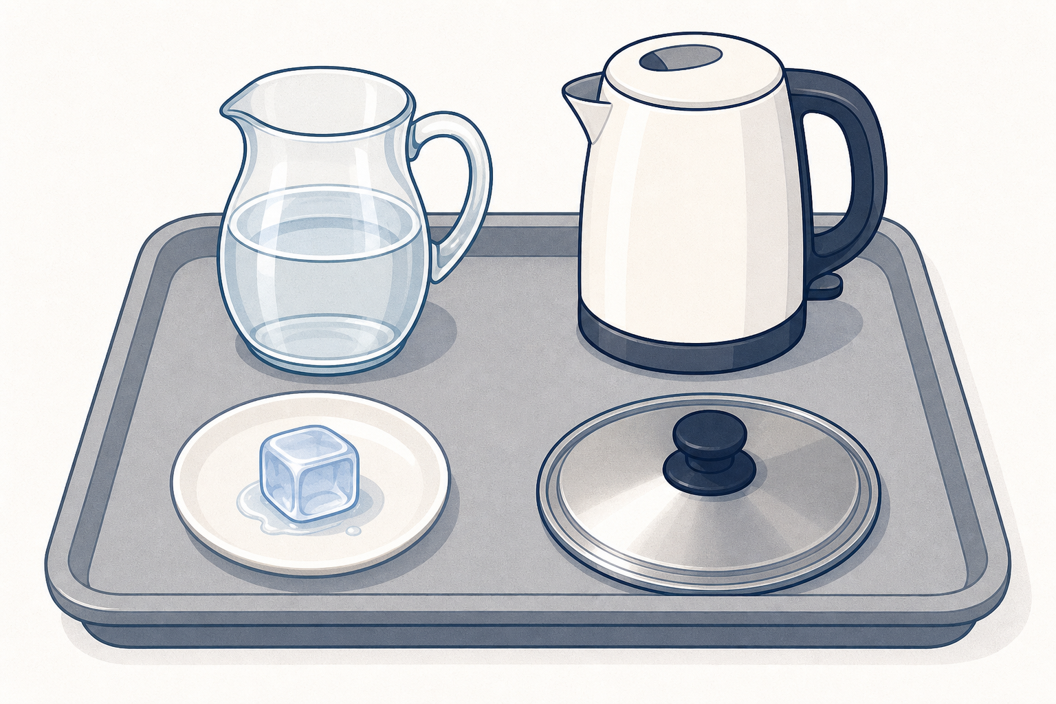 The demonstration apparatus the class must predict about