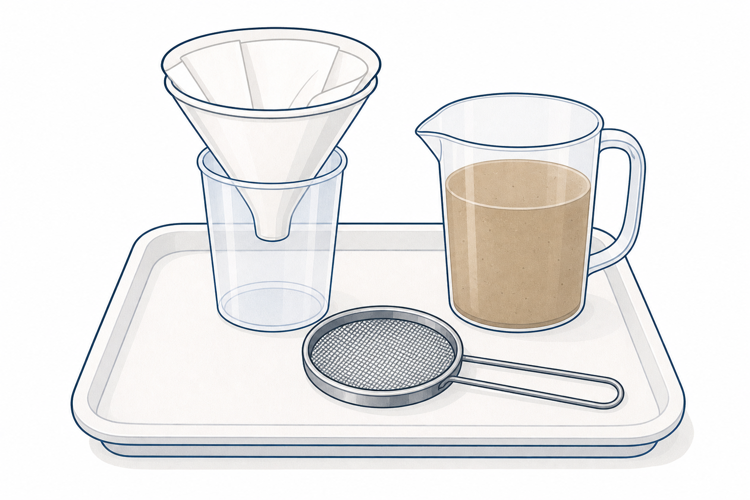 The apparatus groups handle for the improved separation run