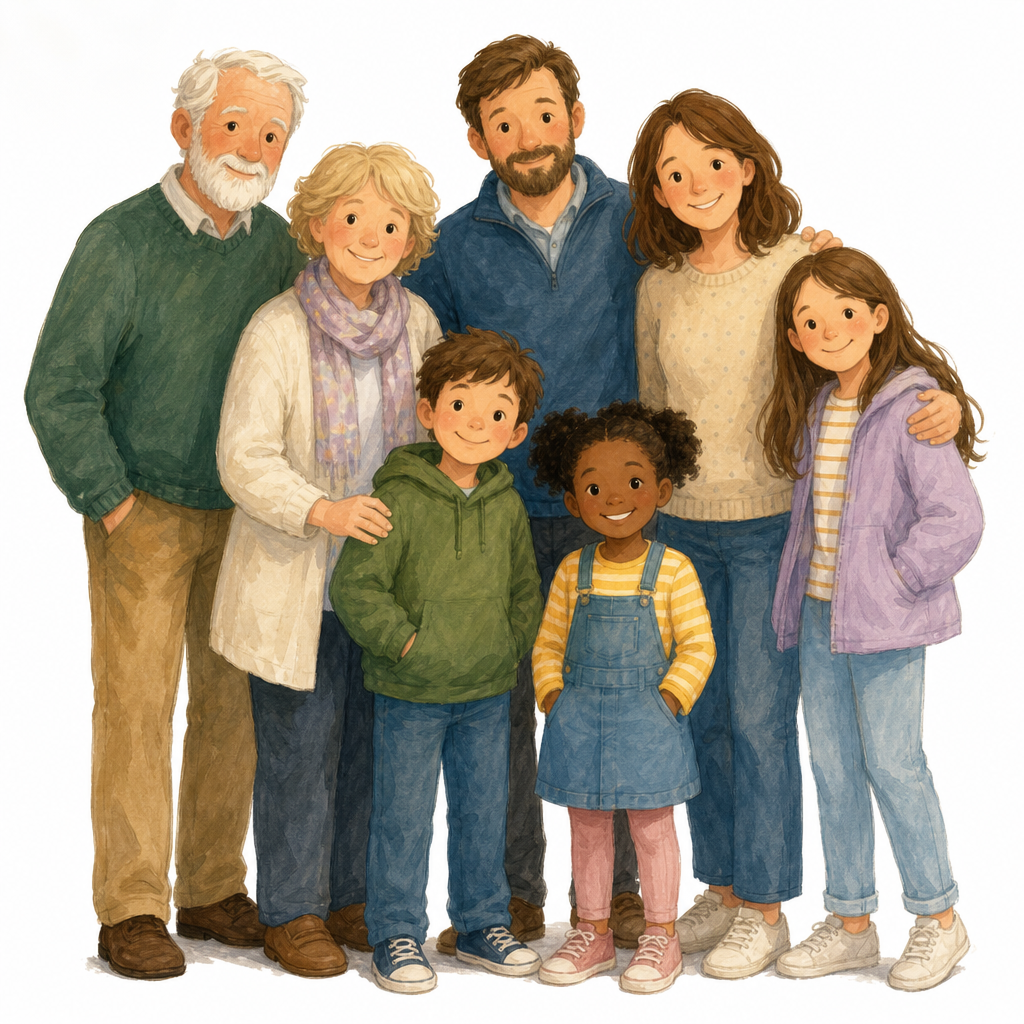 Illustration for Who is in your family?
