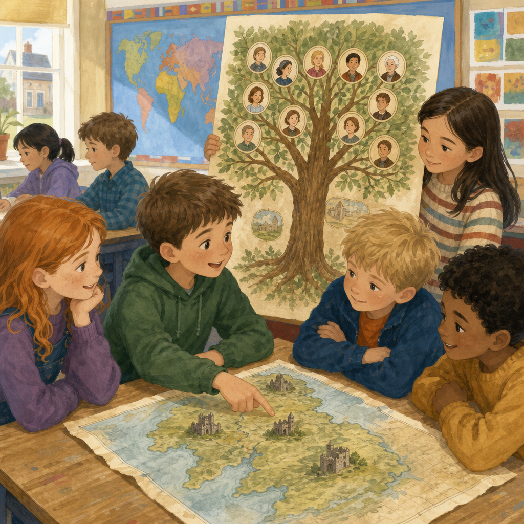 Illustration for Three little pieces that mean child of