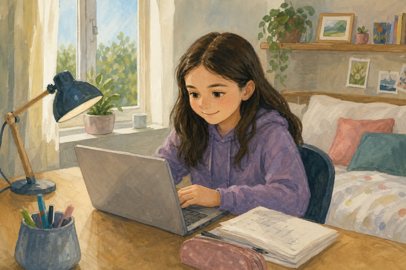 Illustration for One mark, a new word