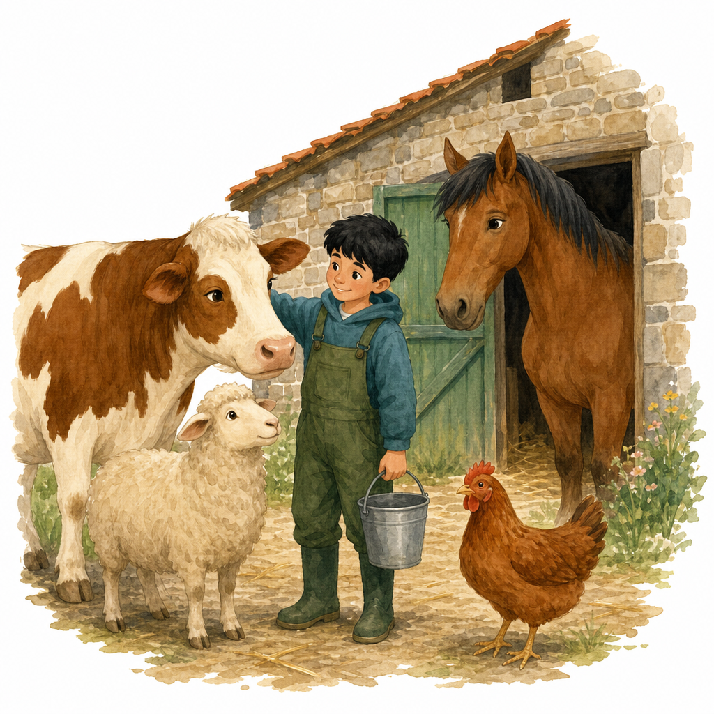 Illustration for Animals you have stood beside