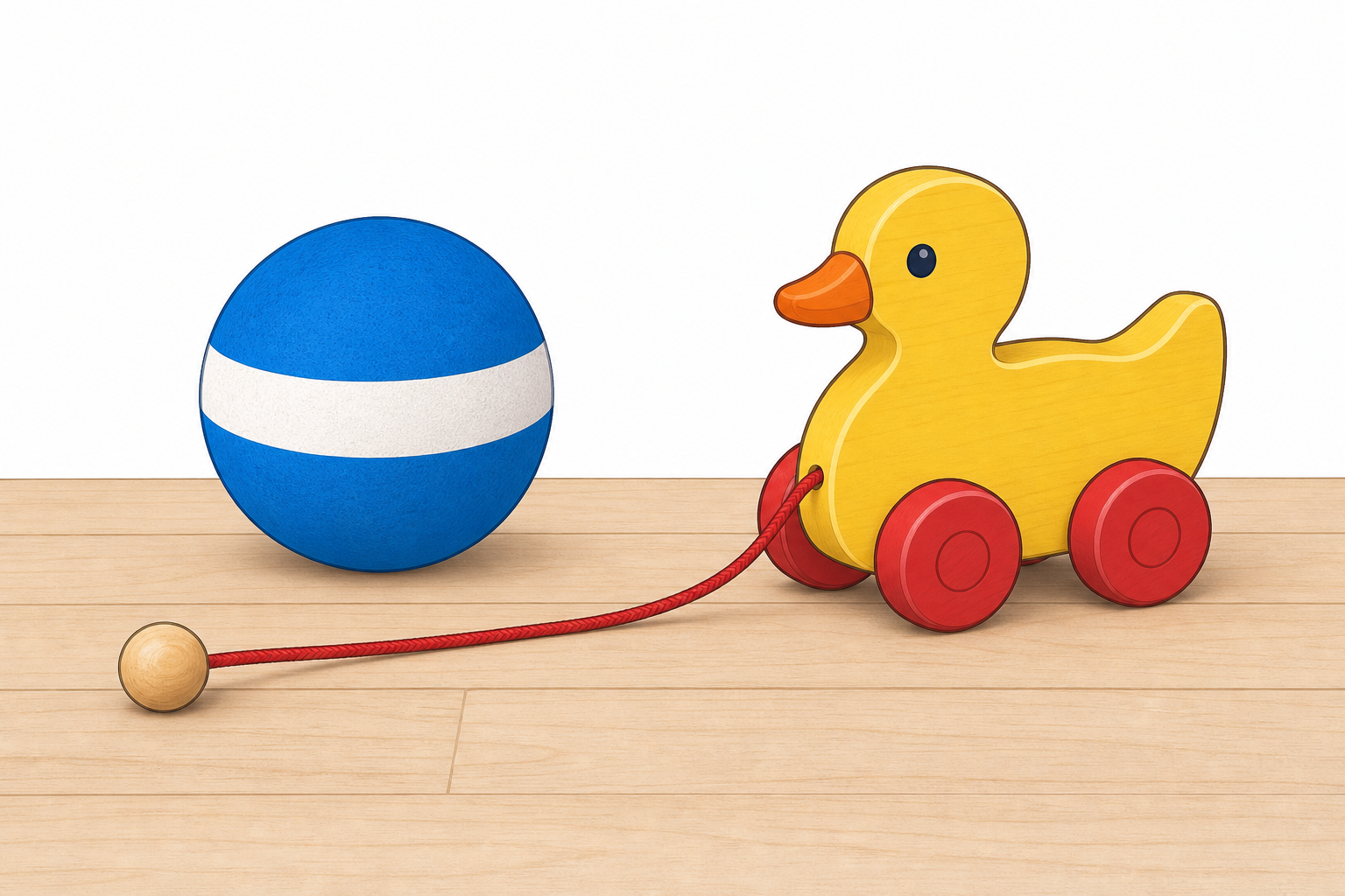 The two objects each group will use, shown together as the activity kit