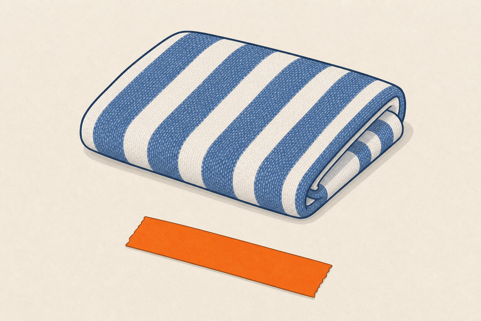 The same timer wrapped in a tea towel at the same listening mark