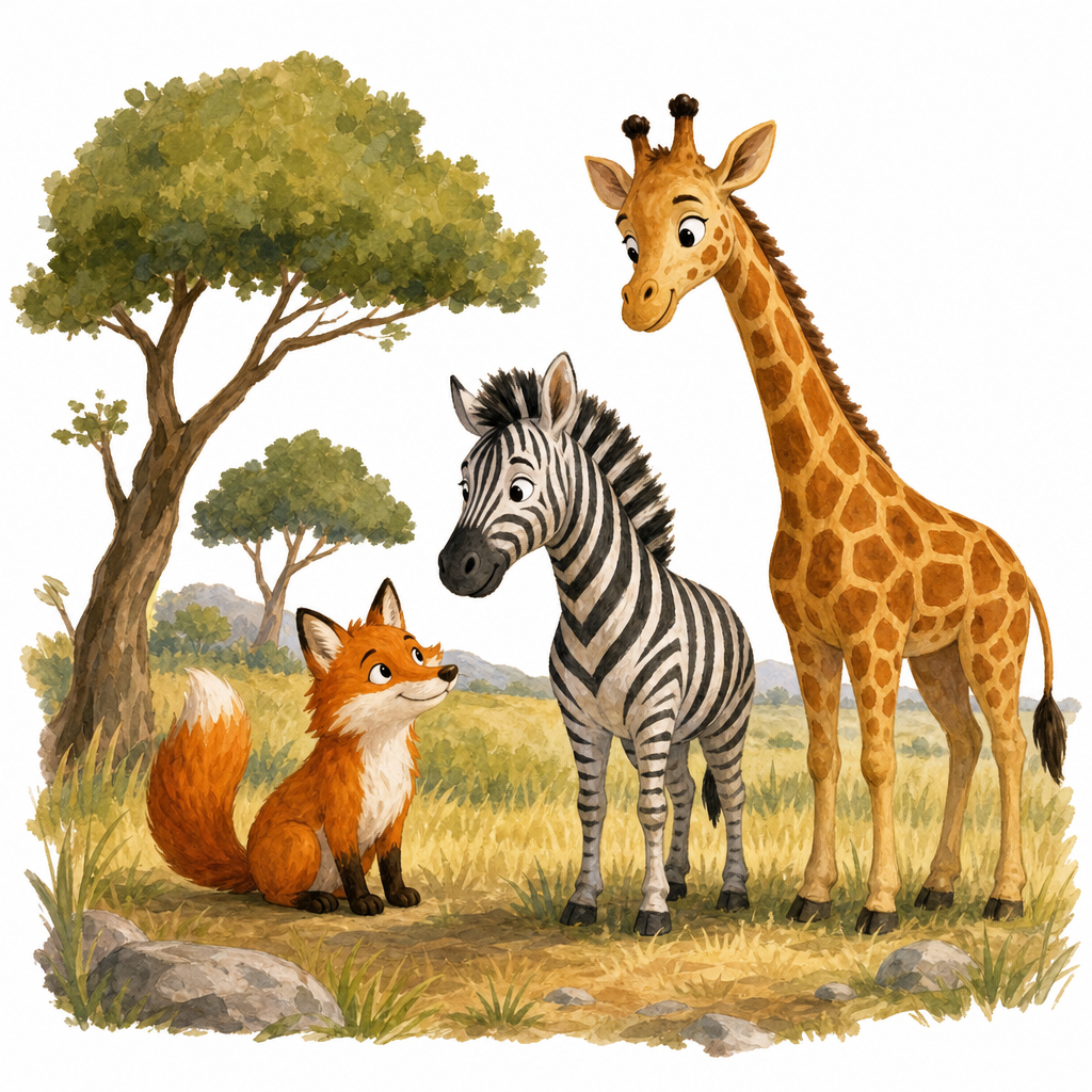 Illustration for Wild animals you might know