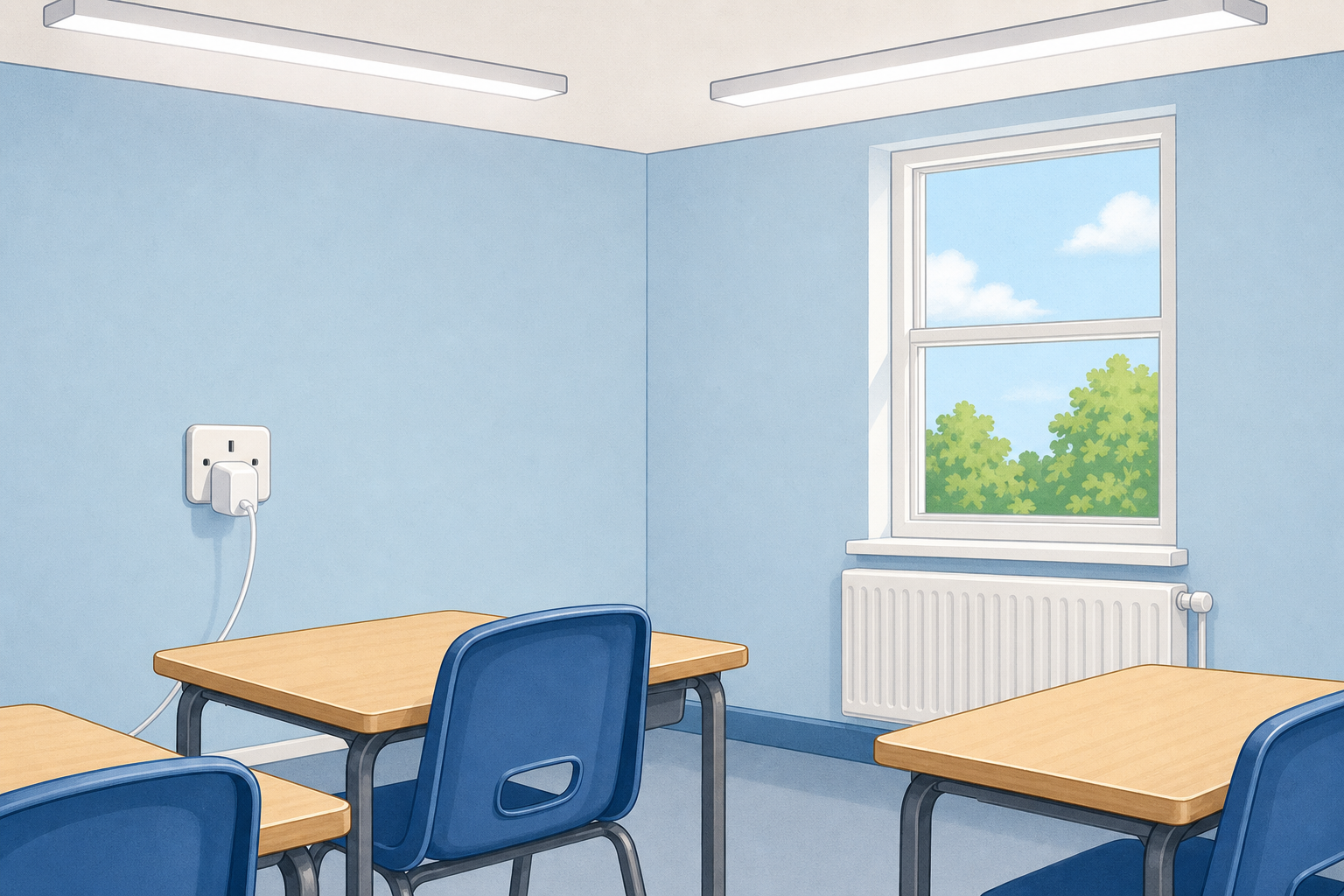 Everyday classroom things using energy, the real subject of today's audit