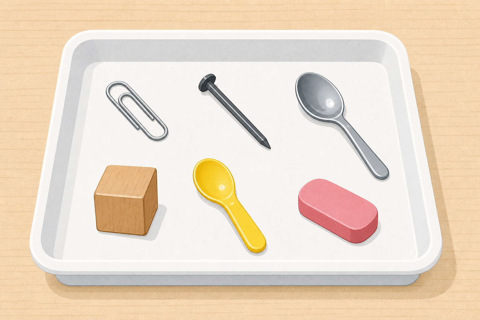 Illustration for Look at the tray
