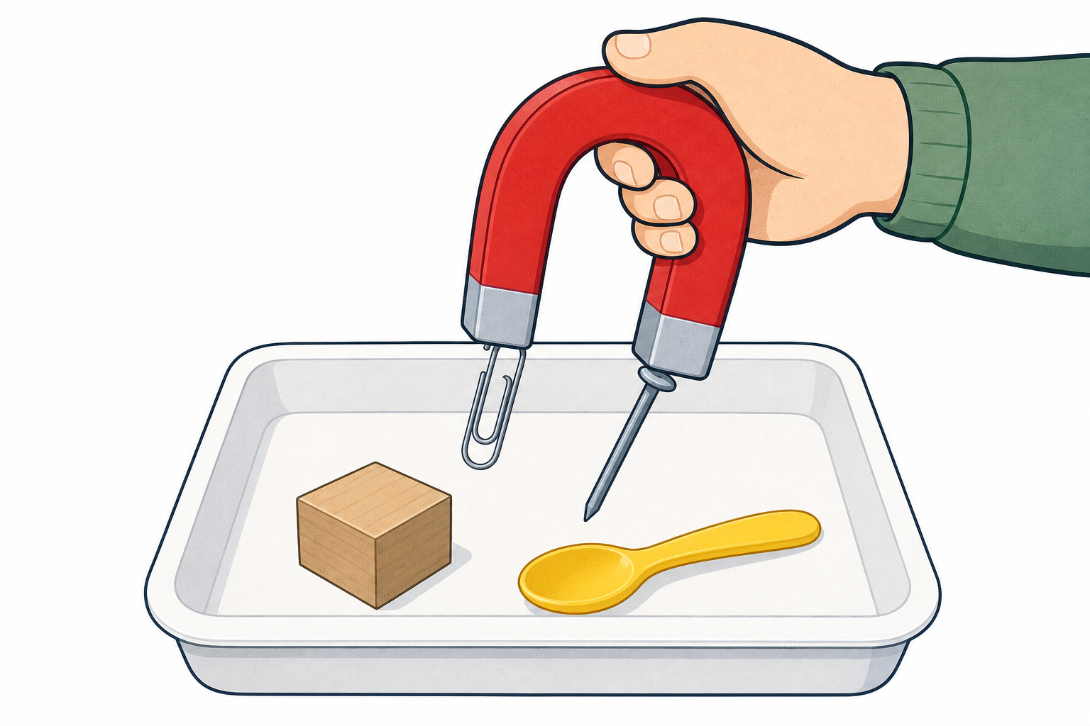 Illustration for Test with the magnet