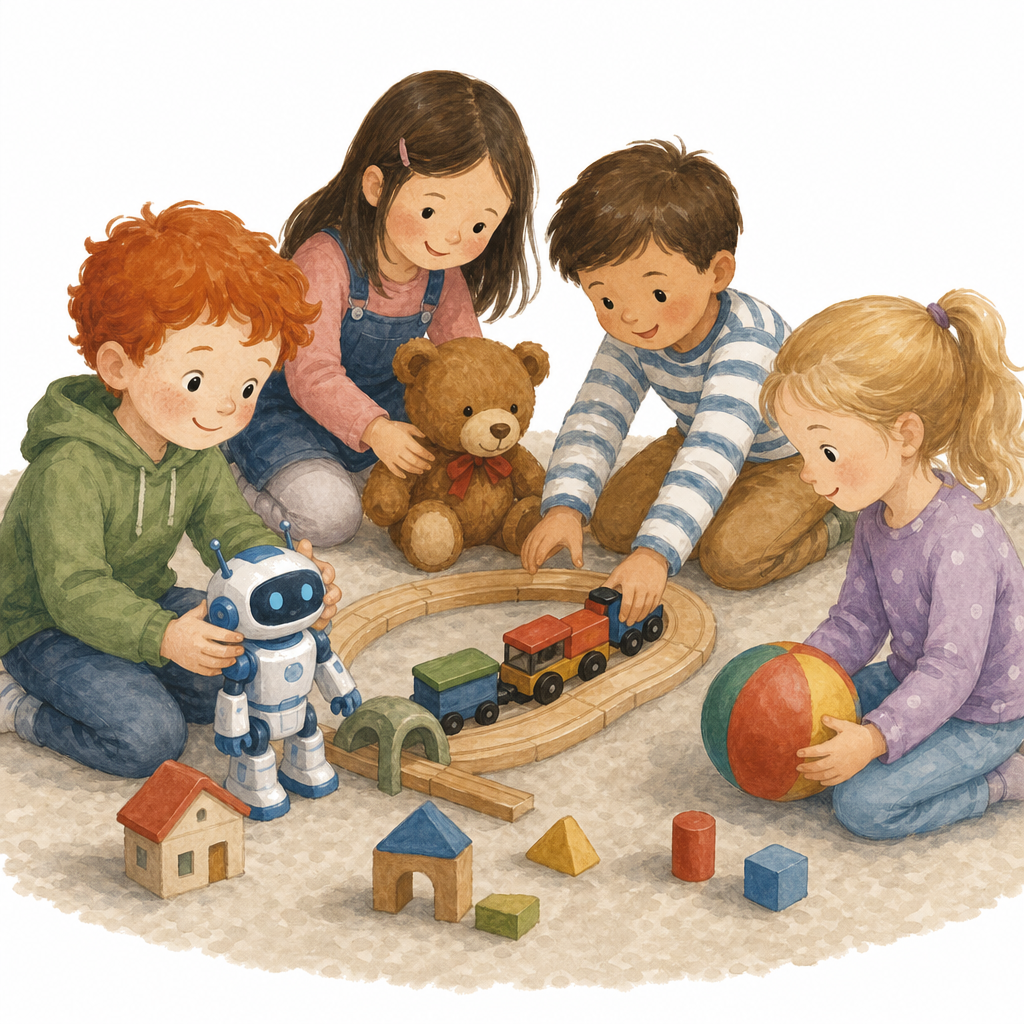 Illustration for What you played with at six