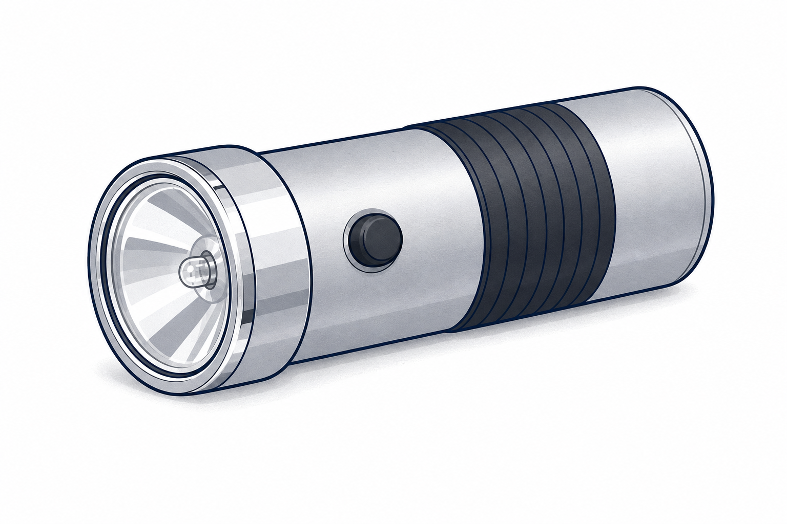 The closed torch itself, the object the class will open and investigate