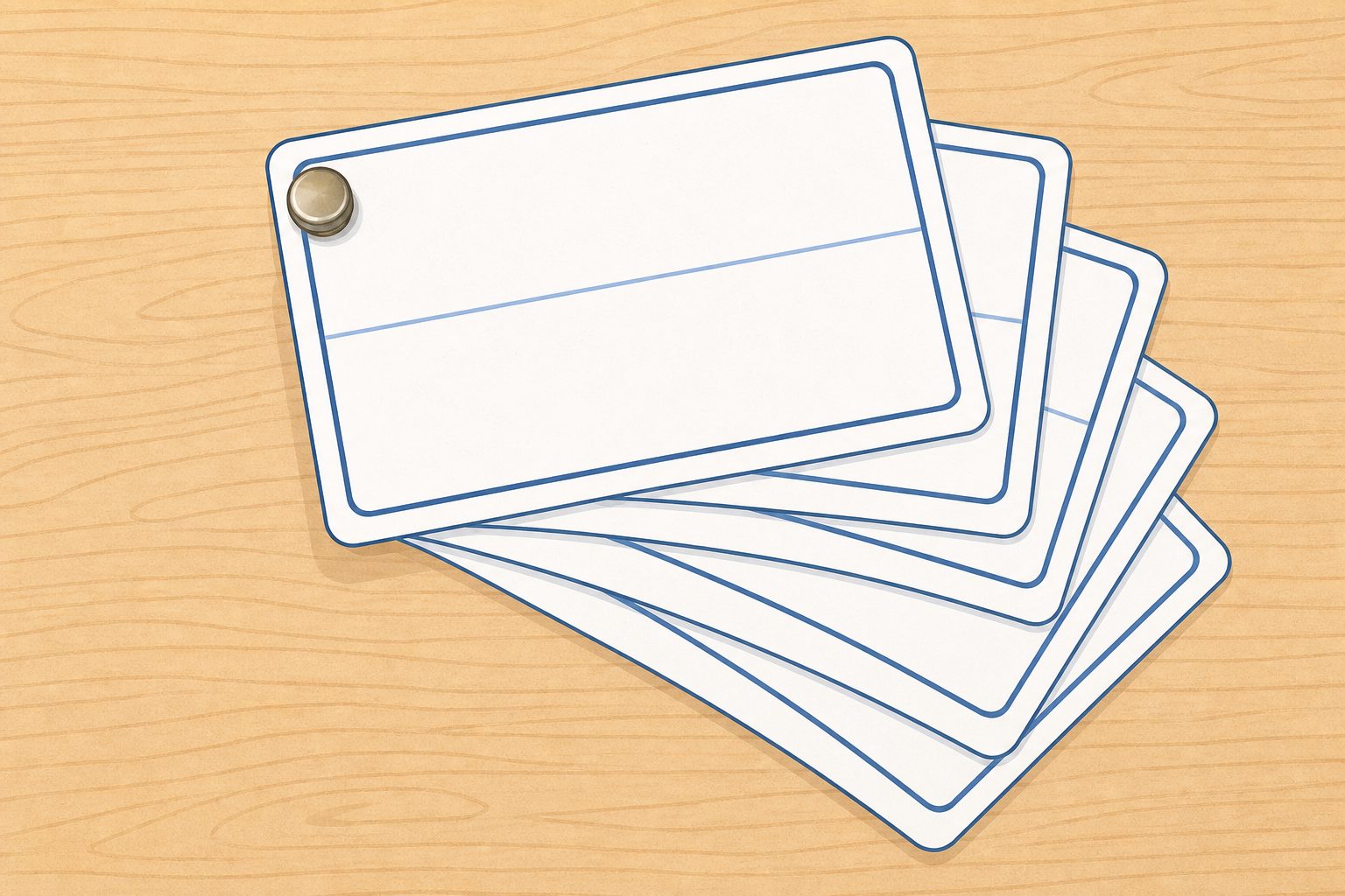 The step cards the groups write, break and swap in this activity