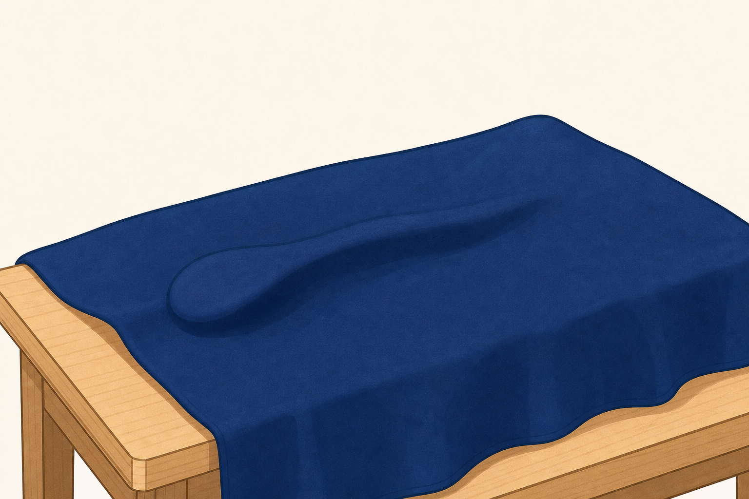 The hidden object under the cloth, to open the lesson with curiosity