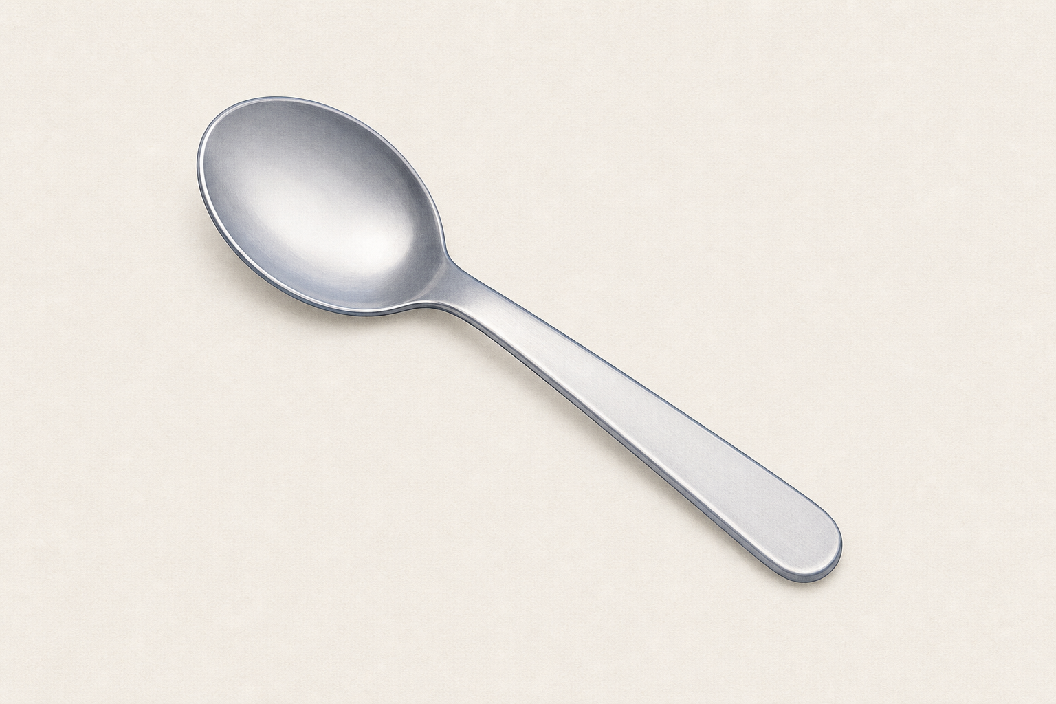 The first named helper, a spoon, shown plainly and close