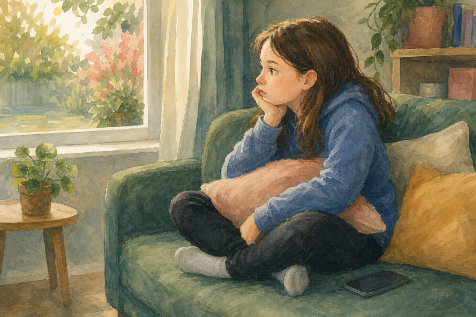 Illustration for When you cannot say a word