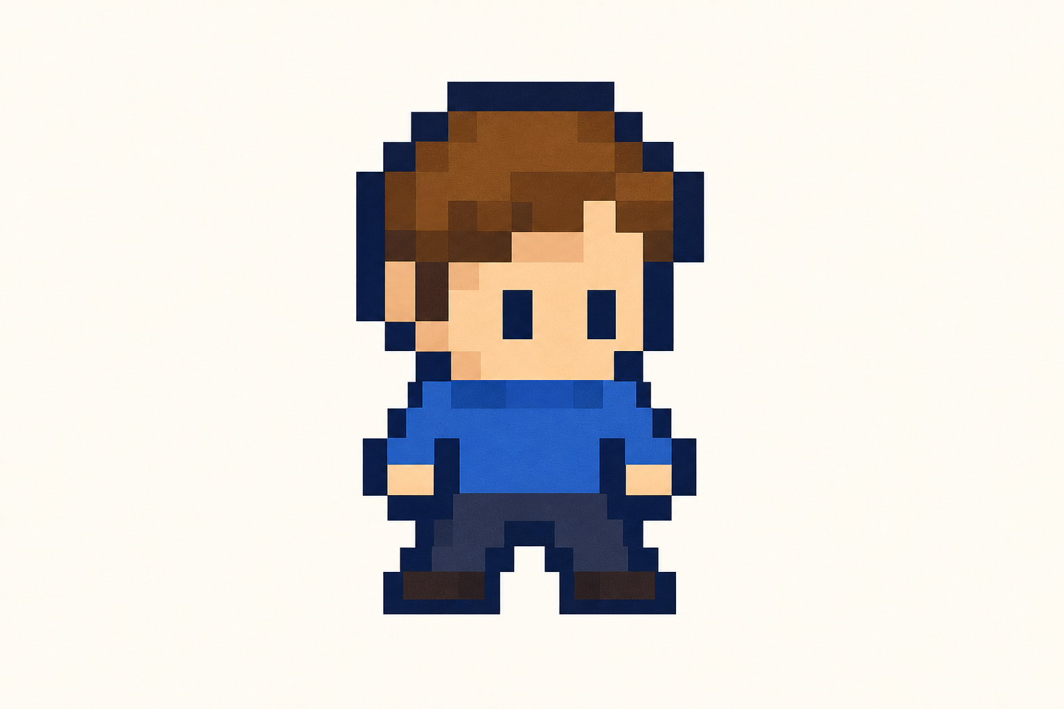 The player sprite close up so children recognise it in the gallery
