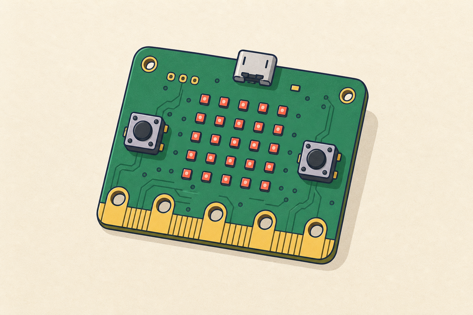 The micro:bit itself, the device that will store readings all lesson