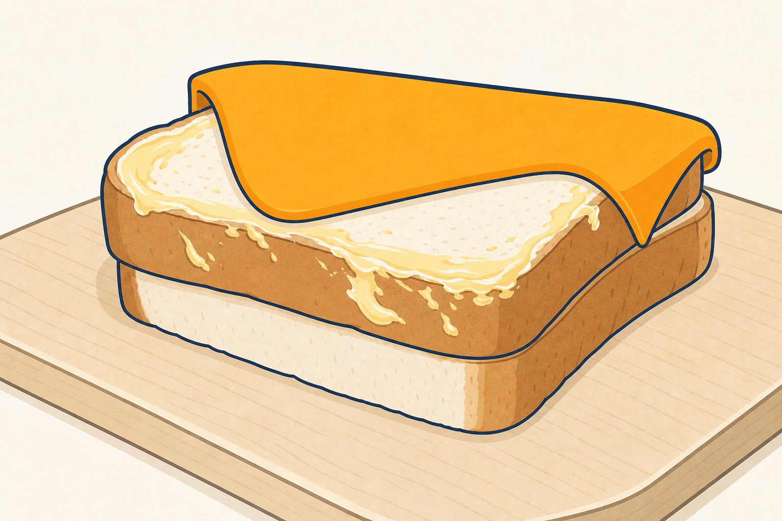 The wrongly made sandwich that opens the lesson and sparks the question