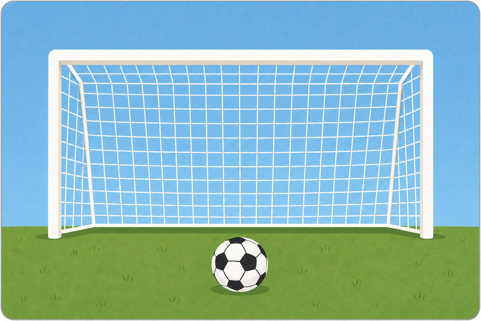 Where the ball sprite sits at the start: bottom middle of the stage